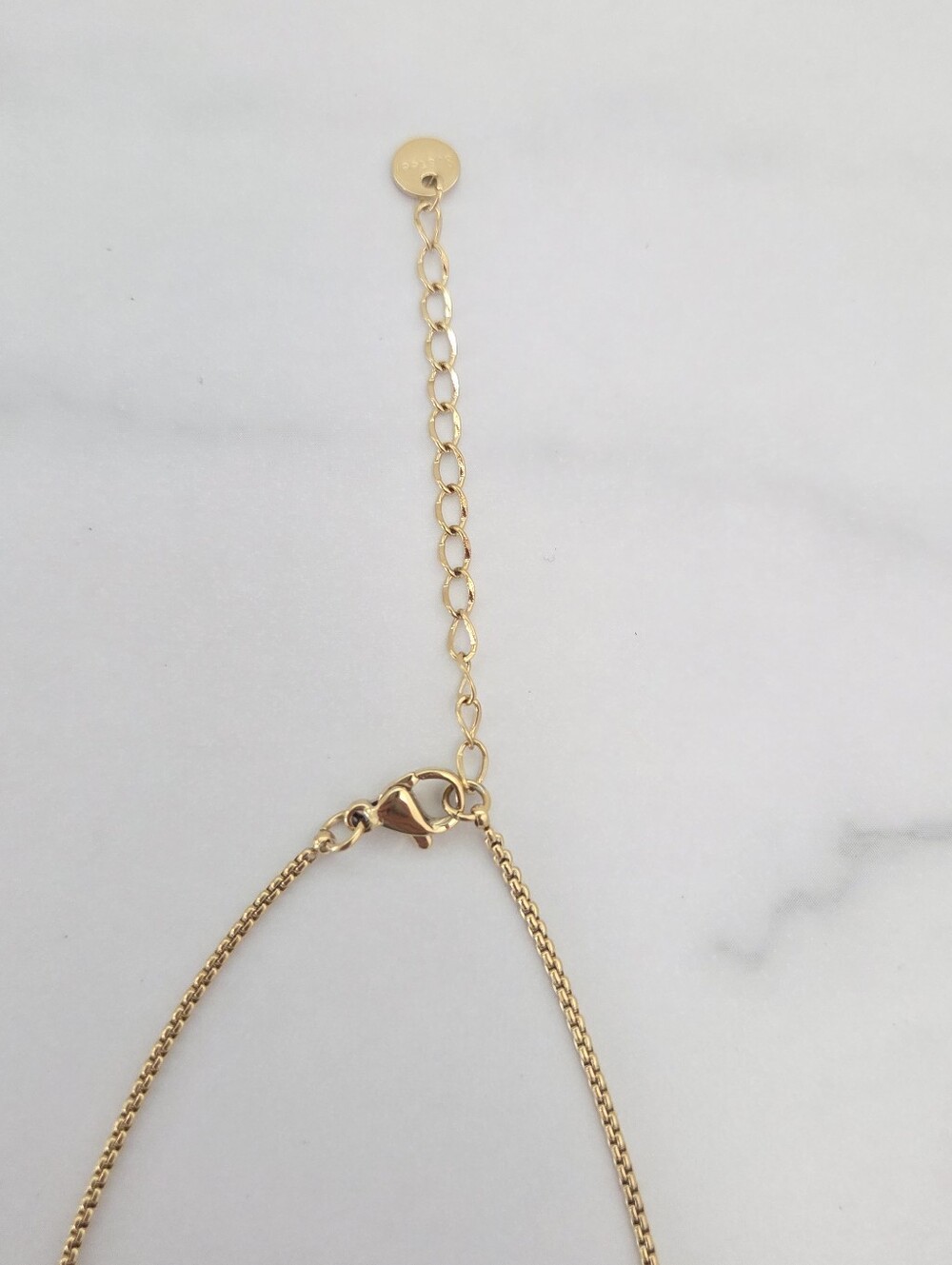 Gold Crisscross X Pendant Necklace Dainty Minimalist Chain Jewelry - Picture 7 of 16